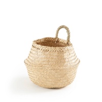 Корзина Настенная шарообразная складная из трав Rixy единый размер бежевый LA REDOUTE INTERIEURS  фото, kupilegko.ru